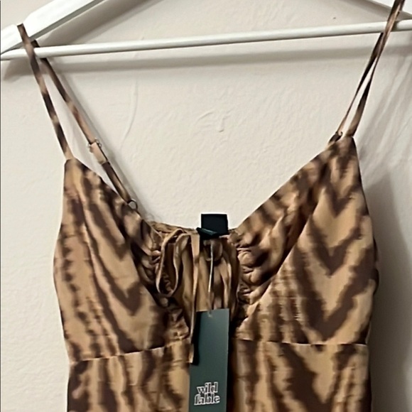 Wild Fable Tan Brown Spaghetti Strap Maxi Dress - Picture 5 of 5